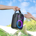 VMIDirect Portable Party Speaker Karaoke with colorful lights, easy to carry for outdoor events