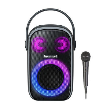 Tronsmart Portable Party Speaker Karaoke with multicolor LED lights and included microphone