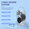 VMIDirect Portable Party Speaker with 3 Way Sound System for Enhanced Audio Experience