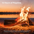 Tronsmart Portable Speaker with 13 Hours of Playtime for Outdoor Gatherings by a Campfire