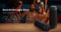 VMIDirect Portable Speaker with Beat-driven Light Show and four LED modes for vibrant parties