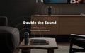 VMIDirect Portable Speaker in a stylish living room for enhanced stereo sound