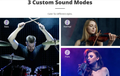 TWS Earbuds Mic featuring 3 custom sound modes for versatile audio experiences