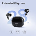 Transmart Wireless Earbuds with 28 hours total playtime, featuring Bluetooth technology for seamless connectivity