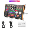 VMIDirect Portable Live Sound Card Audio Mixer with colorful buttons and USB connectivity