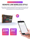 VMIDirect Portable Live Sound Card Audio Mixer with Bluetooth 5.0 for seamless wireless transmission