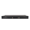 Back view of the VMIDirect UHF wireless microphone system with input and output connections