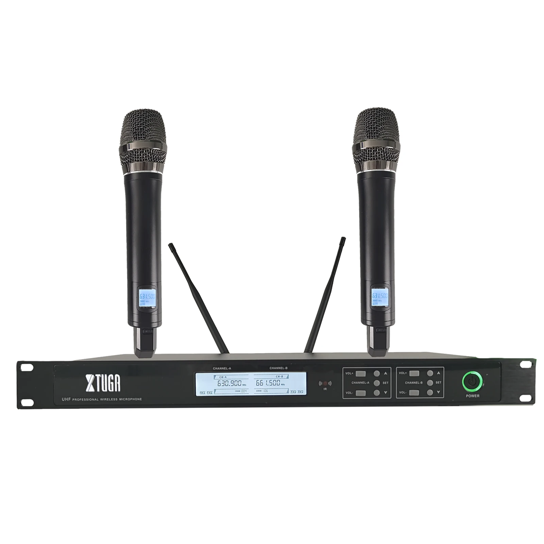 VMIDirect microphones and clear LCD display