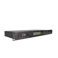 UHF wireless microphone system receiver unit with digital display and control panel