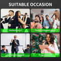 UHF wireless microphone system ideal for performance, family entertainment, classroom speech, and program hosting