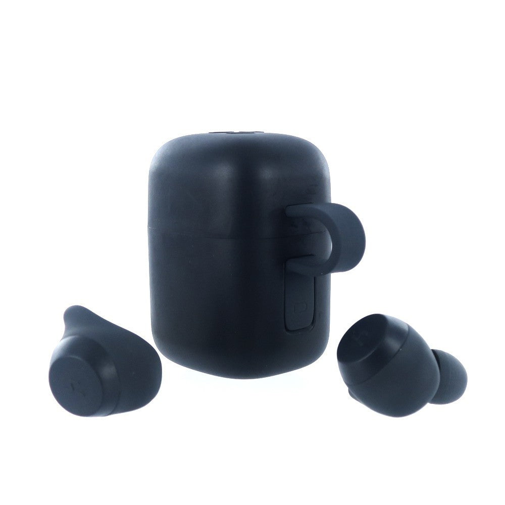 VMIDirect TWS Wireless Earbuds in Black with Compact Charging Case for Music on the Go