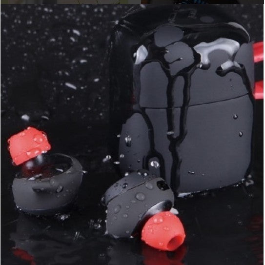 VMIDirect TWS Wireless Earbuds in Black with Water-Resistant Design for Active Use