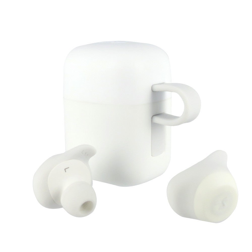 VMIDirect TWS Wireless Earbuds in White with Comfortable Fit and Portable Charging Case