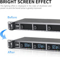 VMIDirect UHF Microphone System with Bright Screen Effect Showing Before and After Comparison