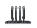 VMIDirect UHF Microphone System with four handheld microphones and rack mount design
