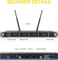 VMIDirect UHF Microphone System Receiver with Volume Control and Dual Antennas