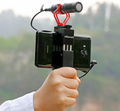 Versatile Phone Tripod Mount with Cold Shoe Mount for Steady Shooting and Video Recording