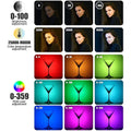 VMIDirect RGB Mini LED Video Light with adjustable brightness and color temperature features