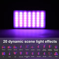 VMIDirect RGB Mini LED Video Light with 20 dynamic scene light effects for versatile lighting setups