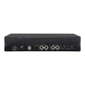 USB audio interface 4 input 4 output with line outputs and power connections on the back
