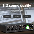 USB audio interface 4 input 4 output for high-definition sound recording and music arrangement