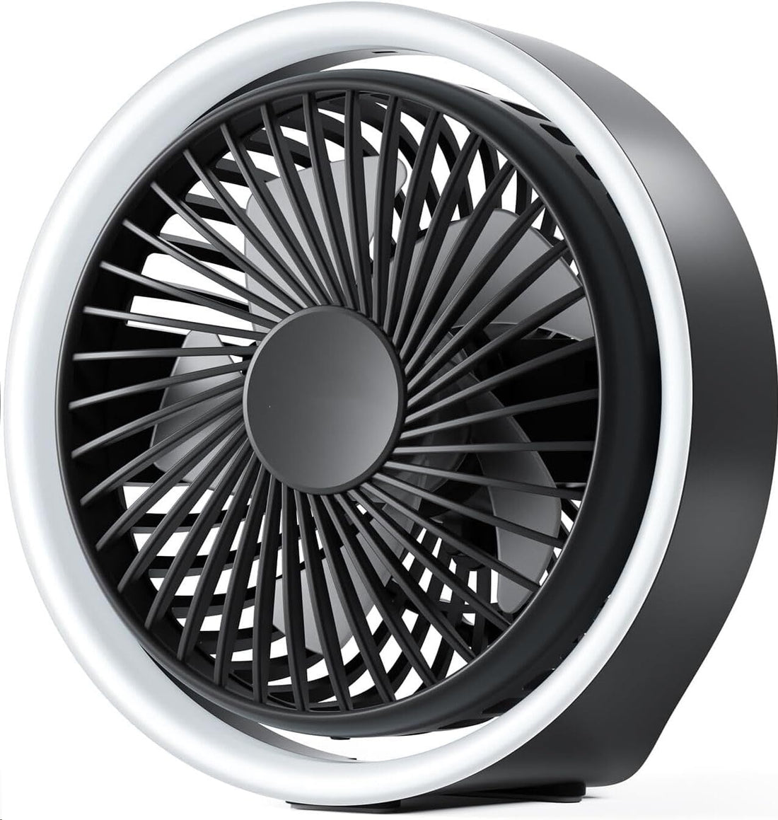 VMIDirect USB Desk Fan in White with Adjustable Speed Settings for Personal Use