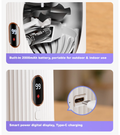 UV mosquito repellent lamp digital display with 2000mAh battery for indoor and outdoor use