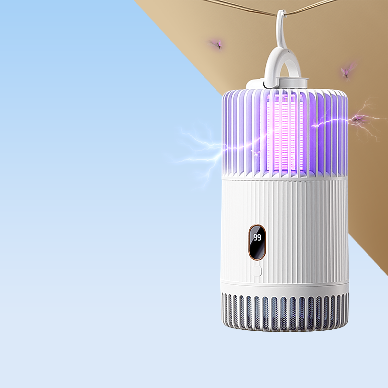 UV mosquito repellent lamp digital display with a sleek design and effective insect-catching features