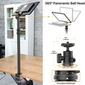 VMIDirect Extendable Desktop Camera Stand with 360 Panoramic Ball Head for versatile camera positioning