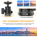 VMIDirect Extendable Desktop Camera Stand with 360 degree ballhead for panoramic photography