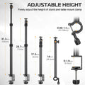 VMIDirect Adjustable Desk Mount Stand with variable height options for versatile use