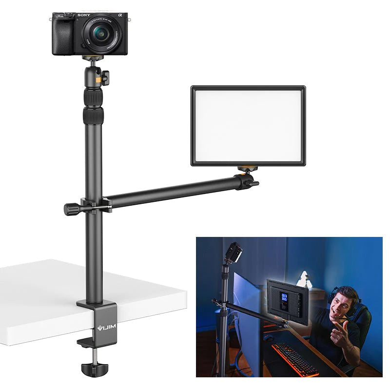 VMIDirect Desk Mount Stand with Adjustable Arm for Stable Camera Support