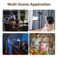 VMIDirect Desk Mount Stand in use for video recording, streaming, and photography in various settings