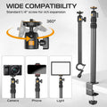 VMIDirect Desk Mount Stand with 360-degree rotation for cameras, phones, and lights
