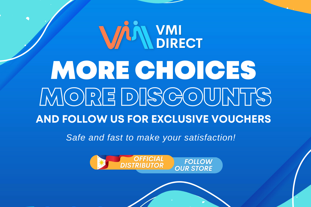 VMI Direct promotional banner highlighting discounts and exclusive vouchers for action camera shoppers