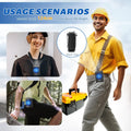 VMIDirect portable neck fan with adjustable lanyard and waist clip fan design for hands-free cooling