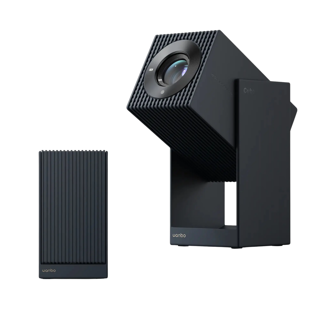 Wanbo Cube 2 Pro 1080P smart projector with sleek design and compact build for high-quality home entertainment