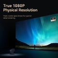 Wanbo Cube 2 Pro 1080P smart projector showcasing stunning true 1080P physical resolution performance