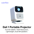 Wanbo Dali 1 portable projector with Full HD 1080P resolution and built-in dual 5W speakers
