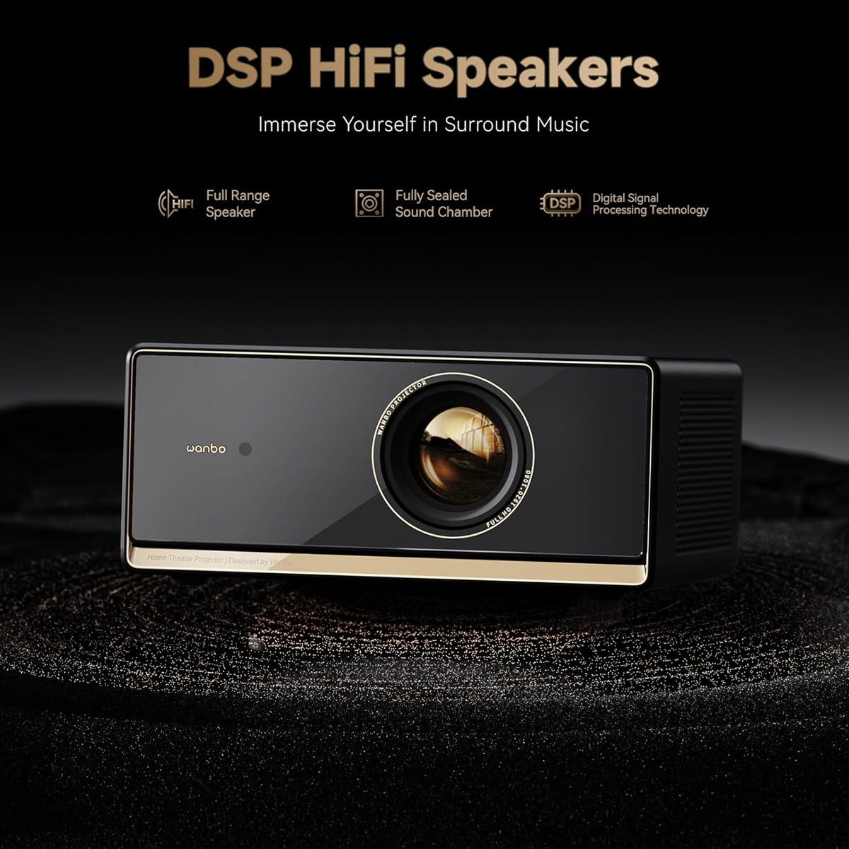 Home Theater Projector Philippines with DSP HiFi Speakers for an immersive viewing experience