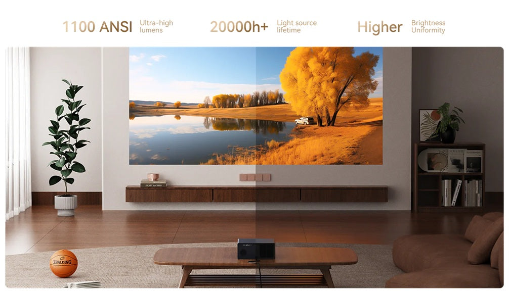 Home Theater Projector Philippines with 1100 ANSI for bright and vibrant images