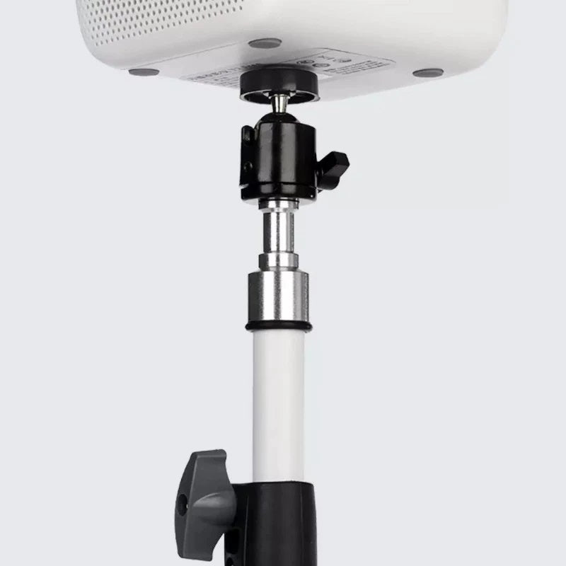 Projector accessories holder for home with adjustable mounting pole and secure locking mechanism