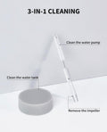 Water Fountain Cleaning Kit with sponge, brush, and tool for effective maintenance and cleaning