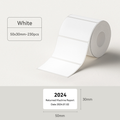 VMIDirect White Thermal Label Stickers 50x30mm, ideal for labeling and organization