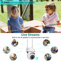 VMIDirect WiFi Security Camera Outdoor with live streaming feature for real-time monitoring of activities