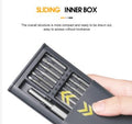 VMIDirect Precision Screwdriver Kit with compact sliding inner box for easy access and organization