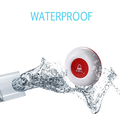 waterproof emergency buzzer for wireless caregiver pager system with a red call button