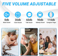 emergency buzzer with five volume adjustable settings for wireless caregiver pager system use