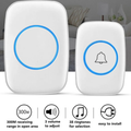 Wireless doorbell waterproof long range with adjustable volume and 38 ringtones for home security