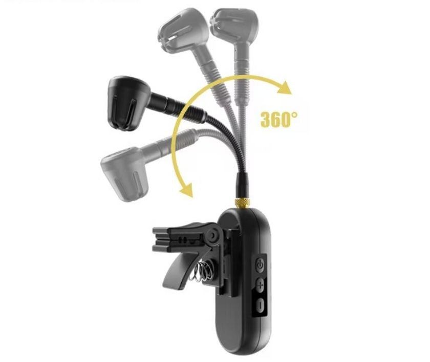 VMI Direct Lavalier Microphone with 360-degree rotation, ideal for Wireless Guitar Transmitter And Receiver setups